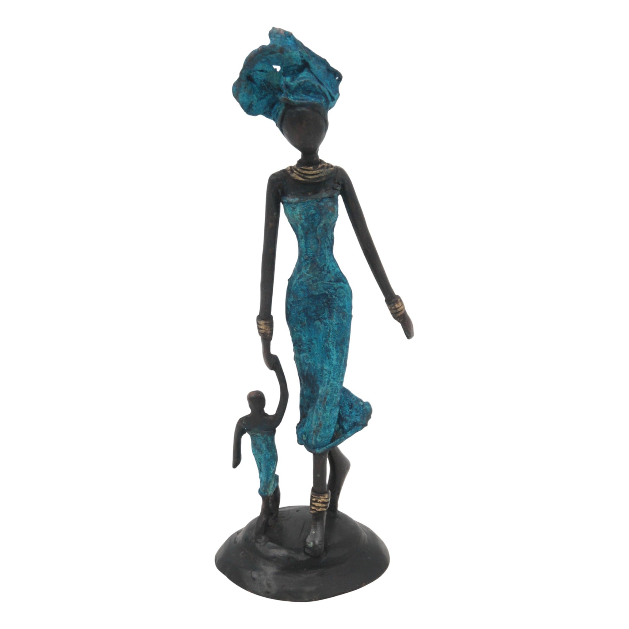 Bronze 20 cm bleu n°5
