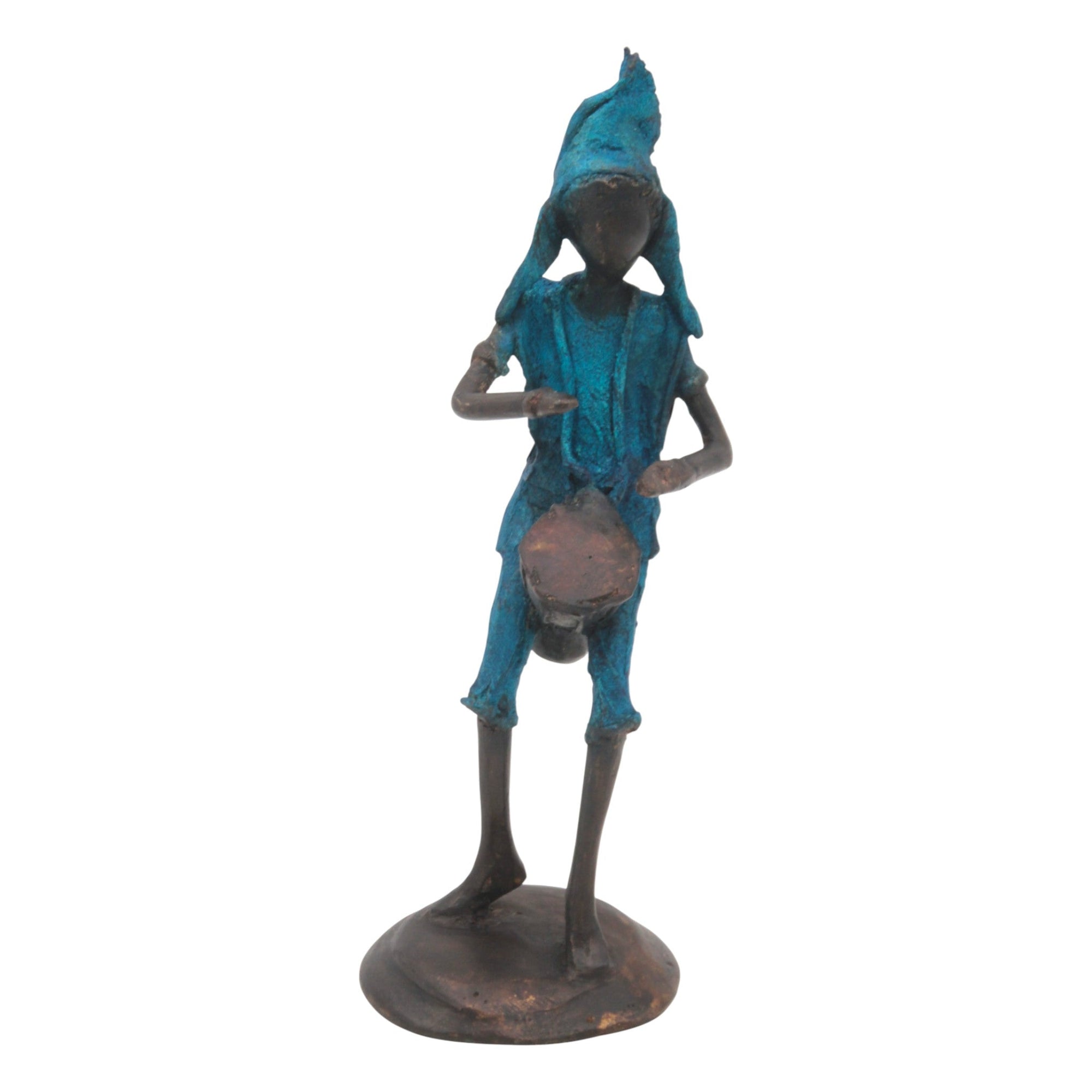 Bronze 20 cm bleu n°10