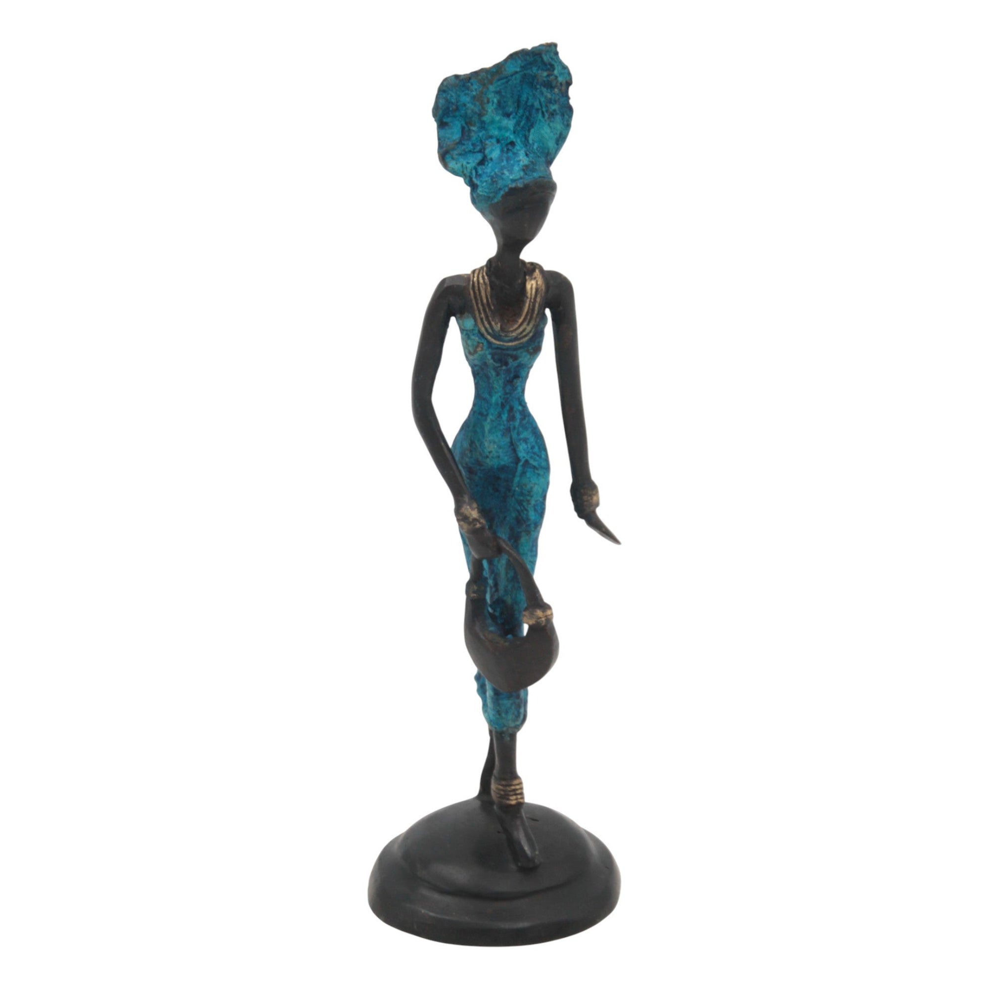 Bronze 20 cm bleu n°12