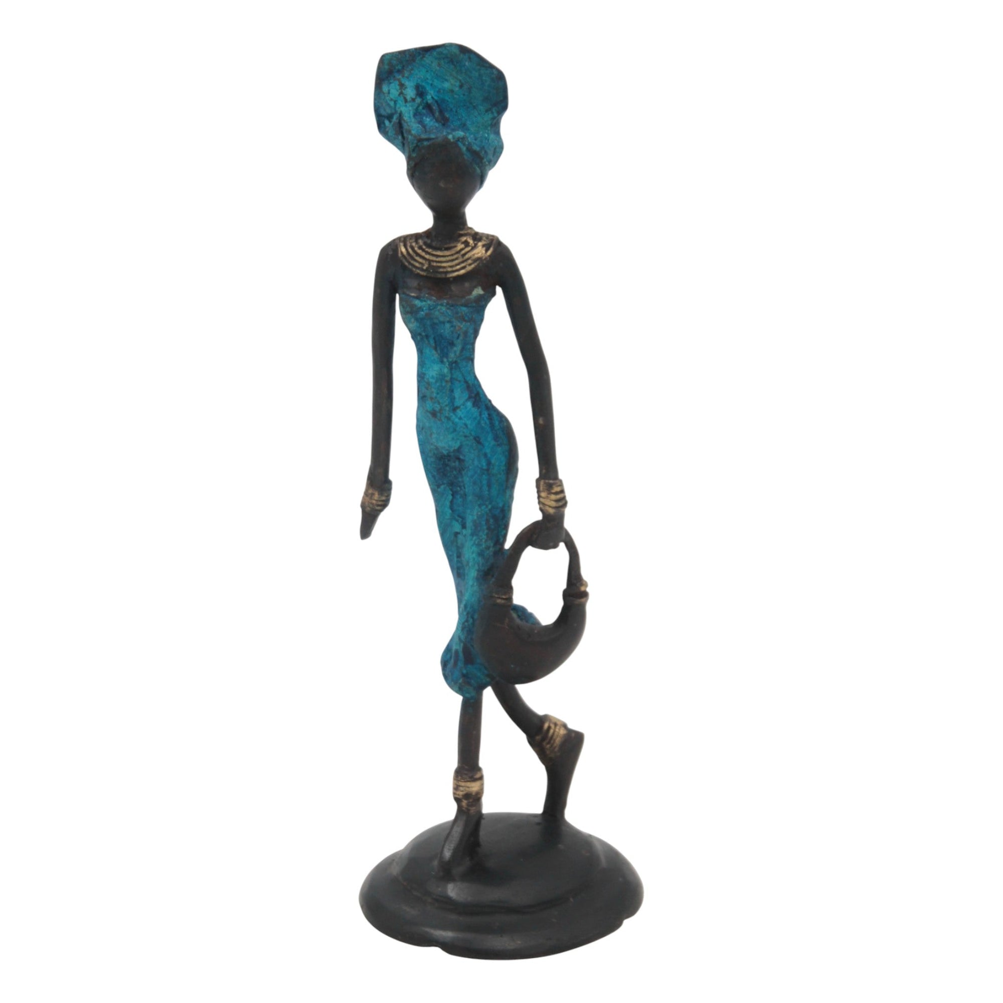 Bronze 20 cm bleu n°16