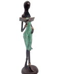 Bronze 40 cm vert n°3 Bronzes d'Afrique