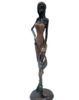 Bronze 40 cm marron n°1 Bronzes d'Afrique