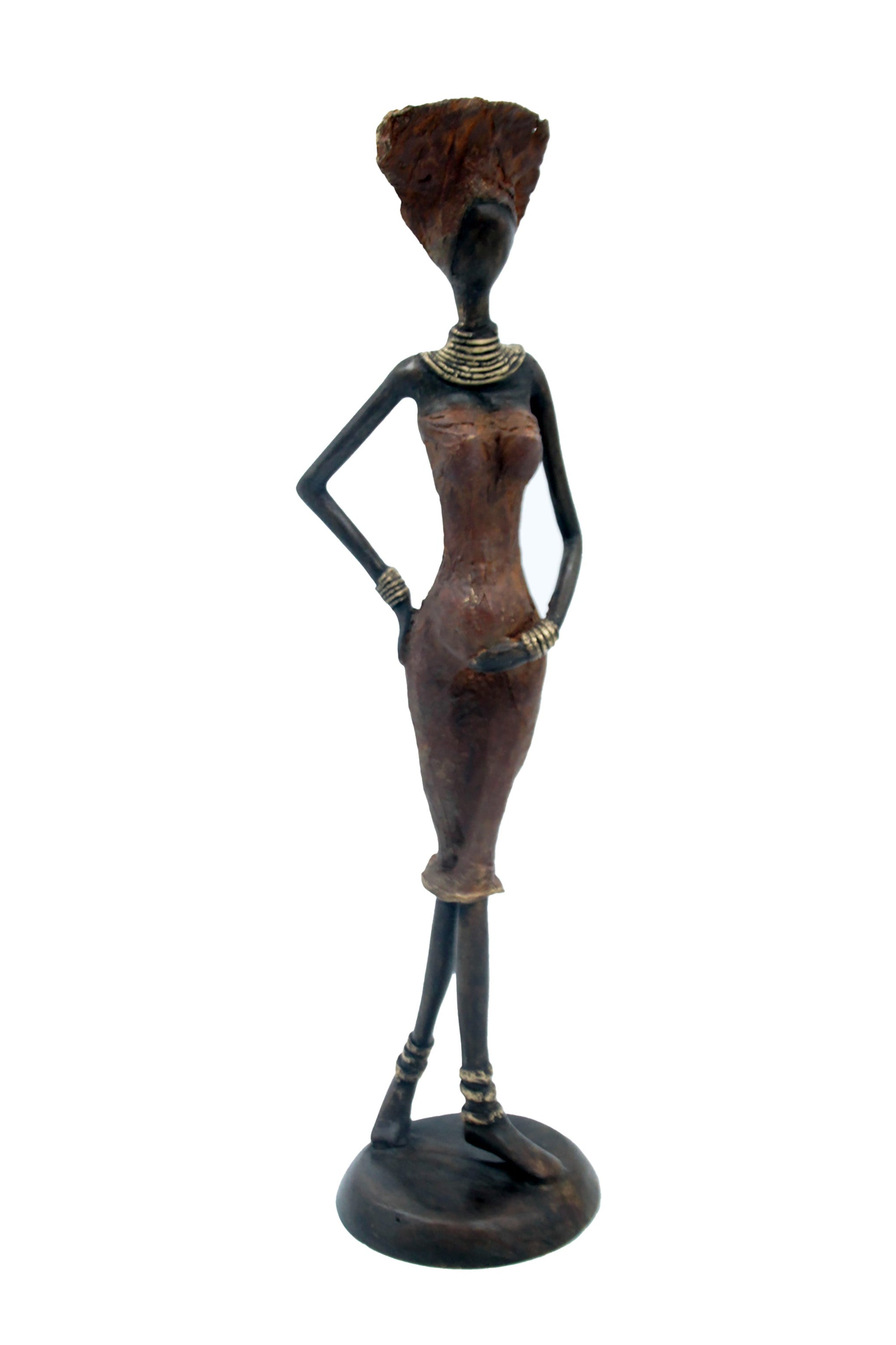 Bronze 40 cm marron n°2 Bronzes d'Afrique