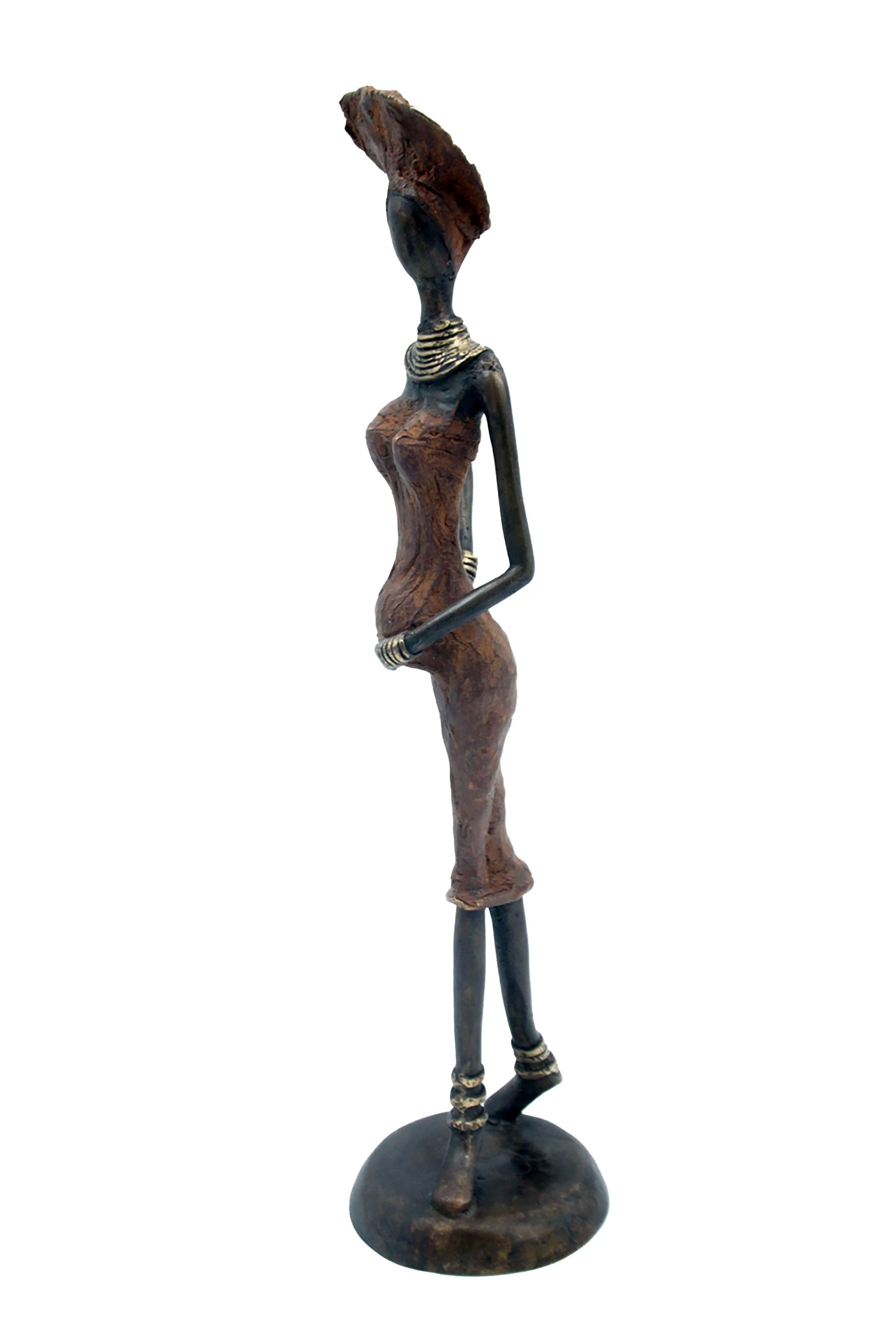 Bronze 40 cm marron n°2 Bronzes d'Afrique