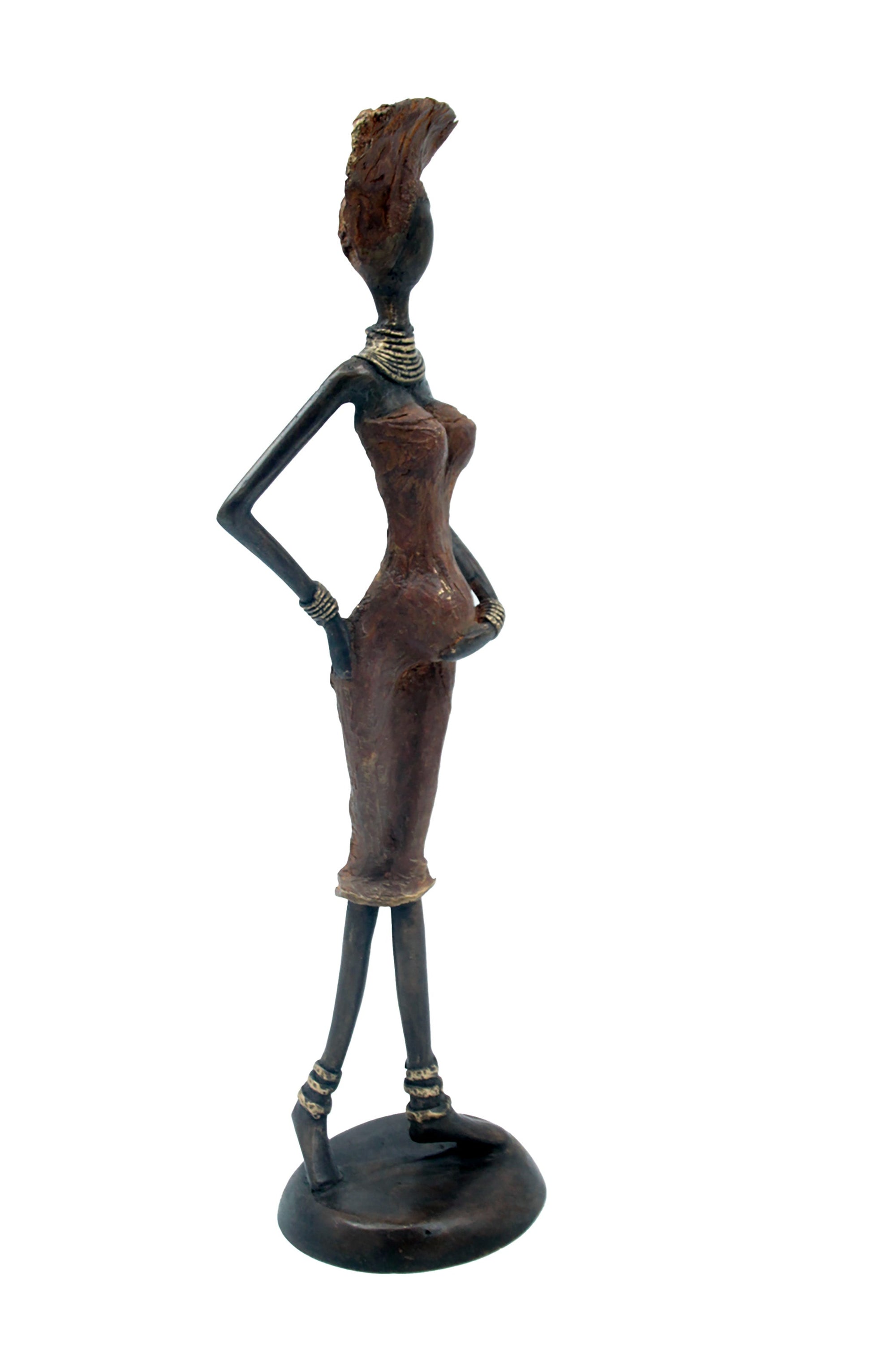 Bronze 40 cm marron n°2 Bronzes d'Afrique