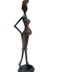 Bronze 40 cm marron n°2 Bronzes d'Afrique