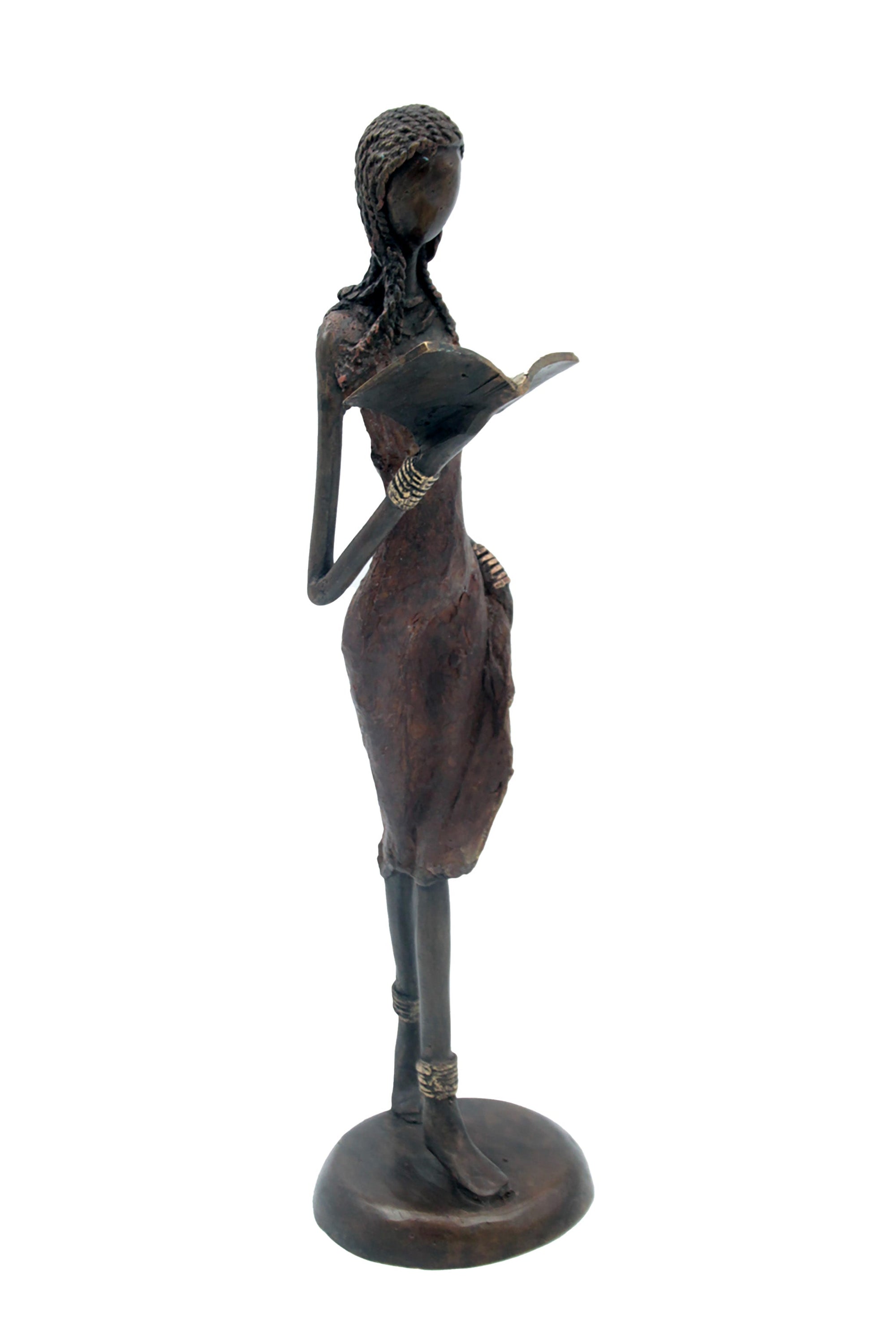 Bronze 40 cm marron n°3 Bronzes d'Afrique