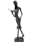 Bronze 40 cm marron n°3 Bronzes d'Afrique