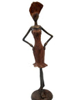 Bronze 40 cm marron n°4 Bronzes d'Afrique