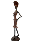 Bronze 40 cm marron n°4 Bronzes d'Afrique