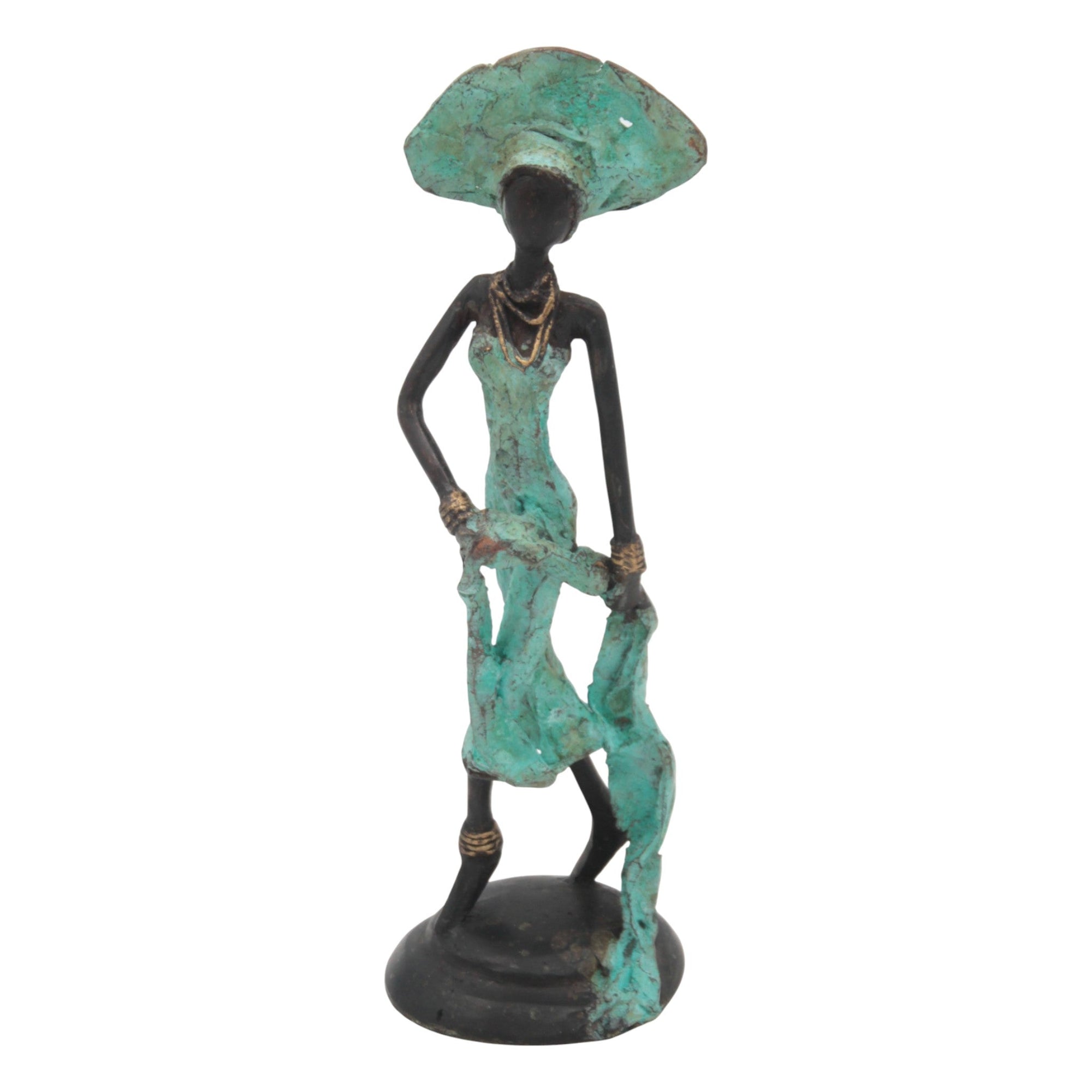 Bronze 20 cm turquoise n°11