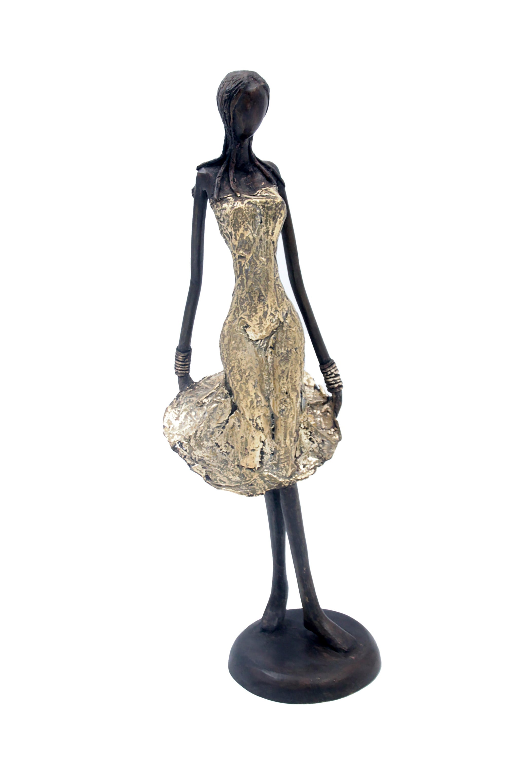 Bronze 40 cm doré n°2 Bronzes d'Afrique