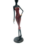 Bronze 40 cm rouge n°1 Bronzes d'Afrique
