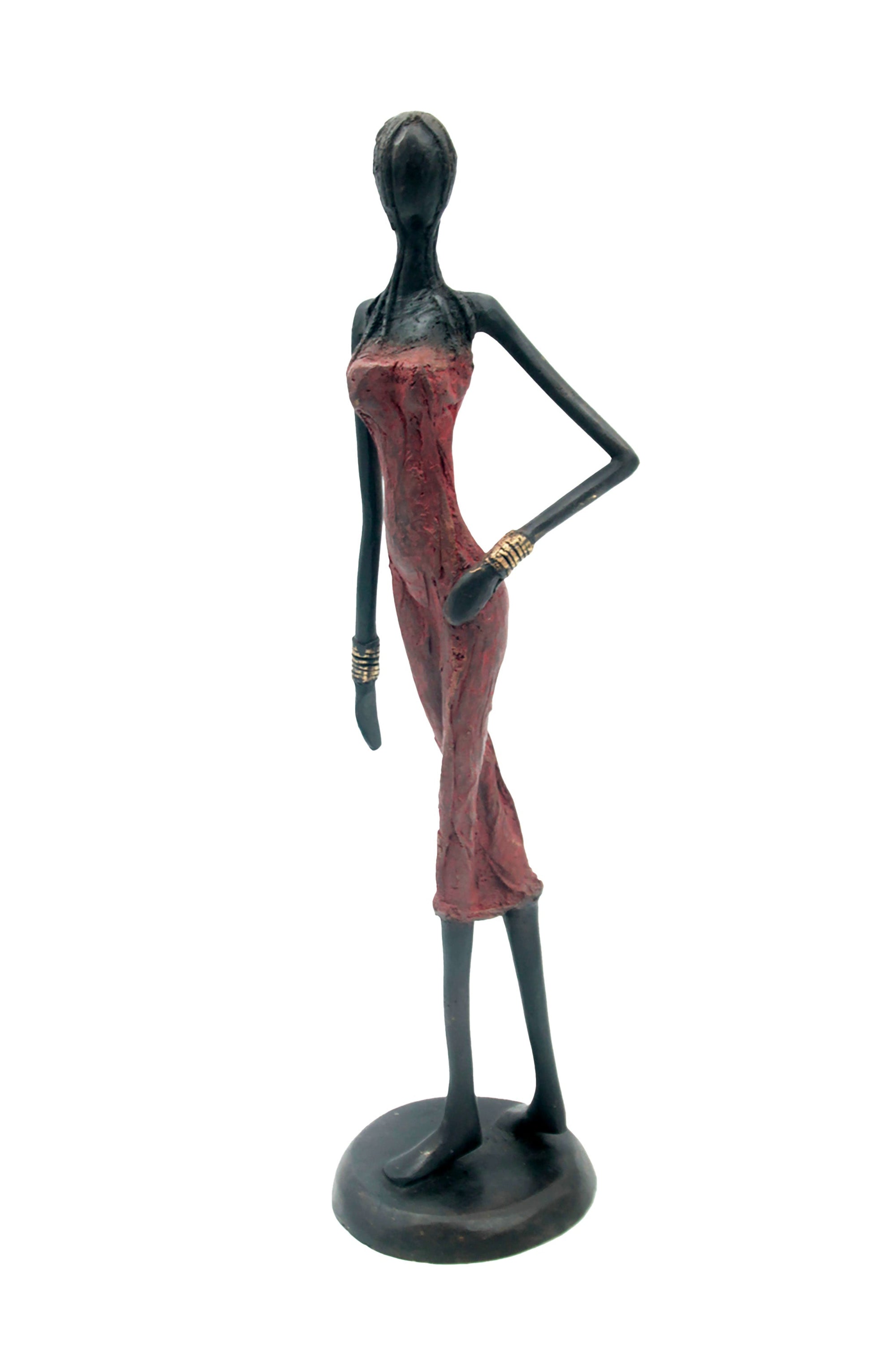 Bronze 40 cm rouge n°1 Bronzes d'Afrique