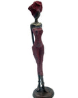 Bronze 40 cm rouge n°4 Bronzes d'Afrique