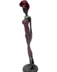 Bronze 40 cm rouge n°4 Bronzes d'Afrique