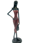 Bronze 40 cm rouge n°5 Bronzes d'Afrique