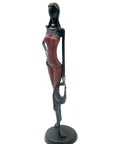 Bronze 40 cm rouge n°5 Bronzes d'Afrique