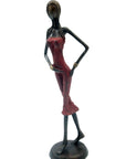 Bronze 40 cm rouge n°6 Bronzes d'Afrique