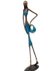 Bronze 55 cm bleu n°8 Bronzes d'Afrique
