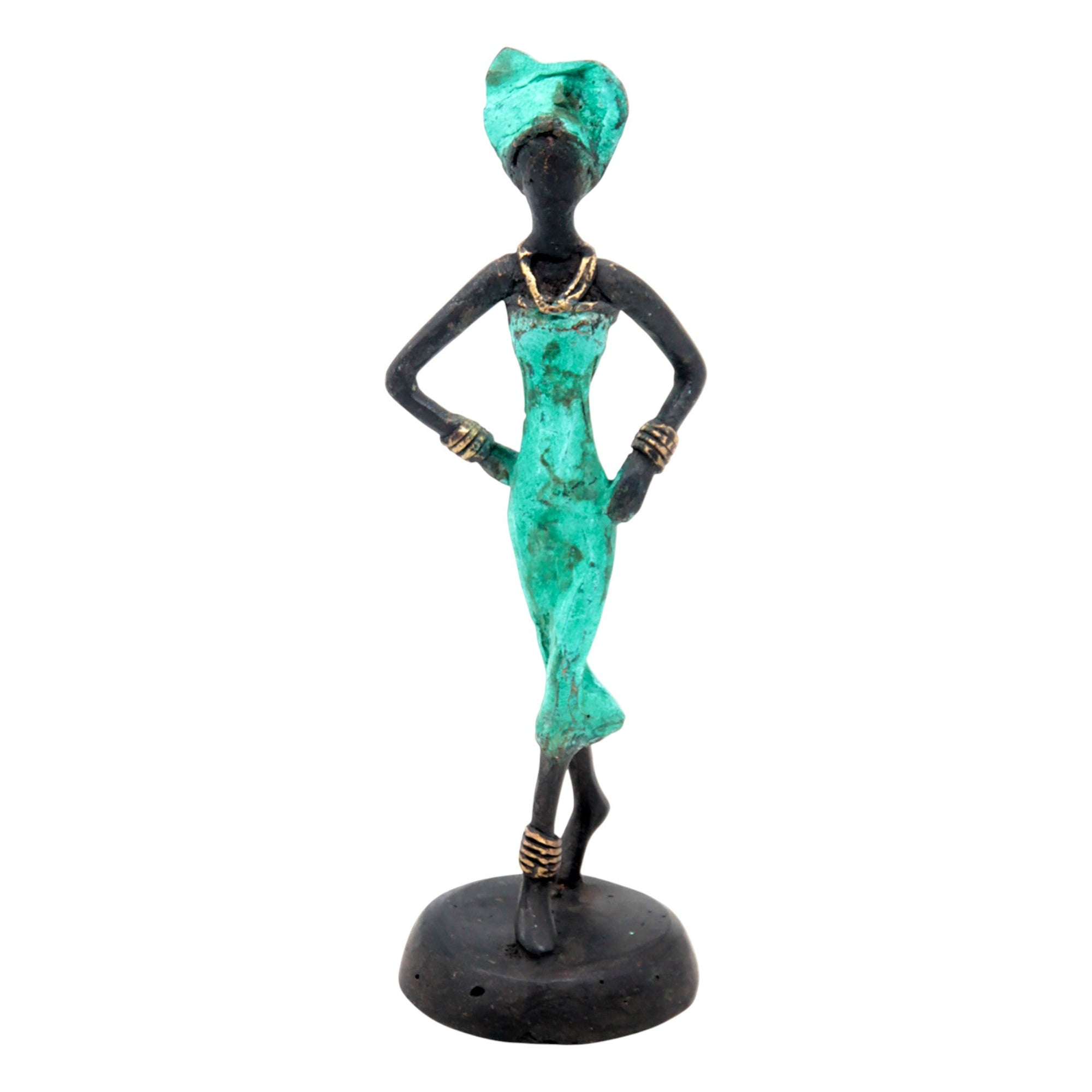 Bronze 15 cm vert n°11
