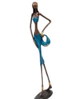 Bronze 55 cm bleu n°8 Bronzes d'Afrique