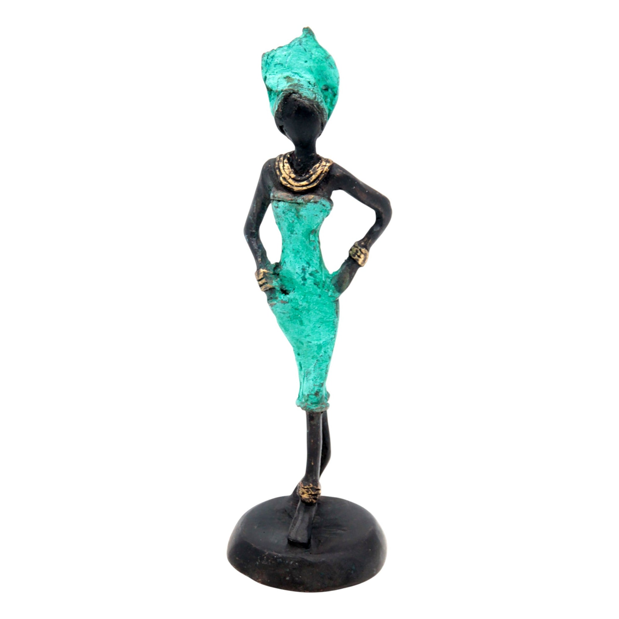 Bronze 15 cm vert n°22