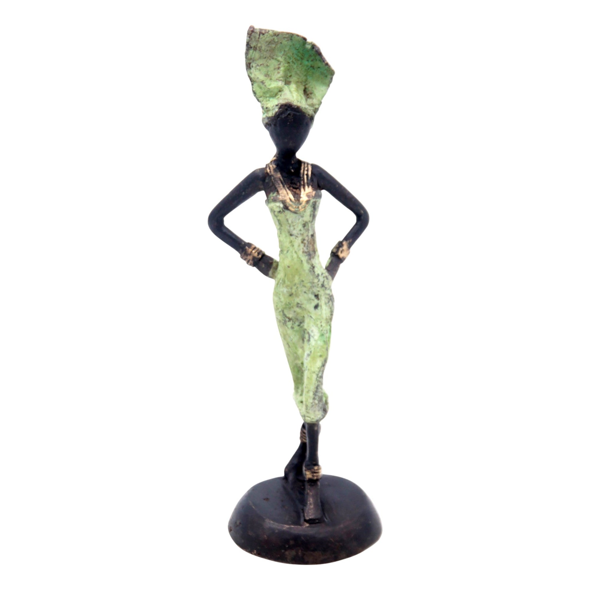Bronze 15 cm vert n°24