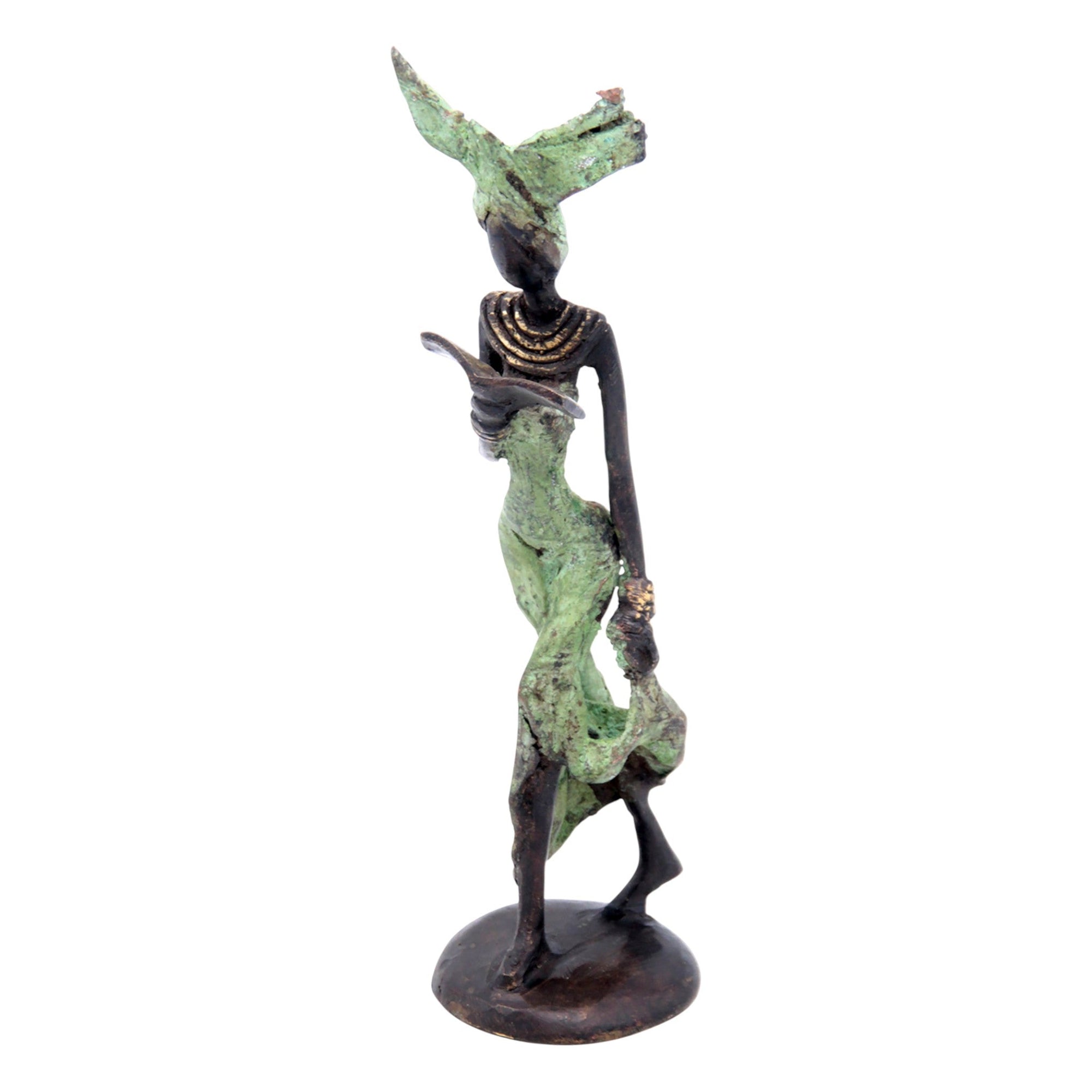 Bronze 15 cm vert n°34
