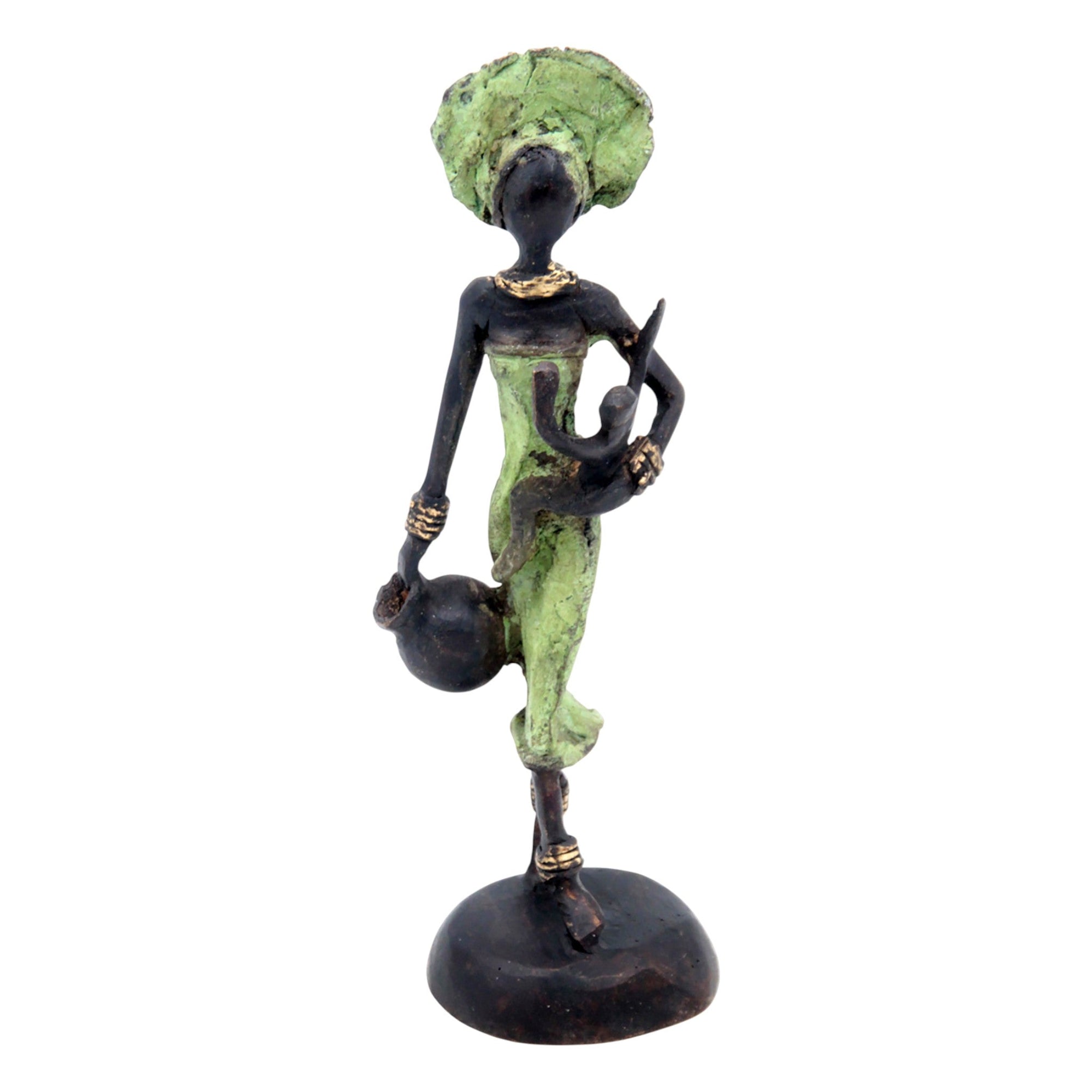 Bronze 15 cm vert n°36