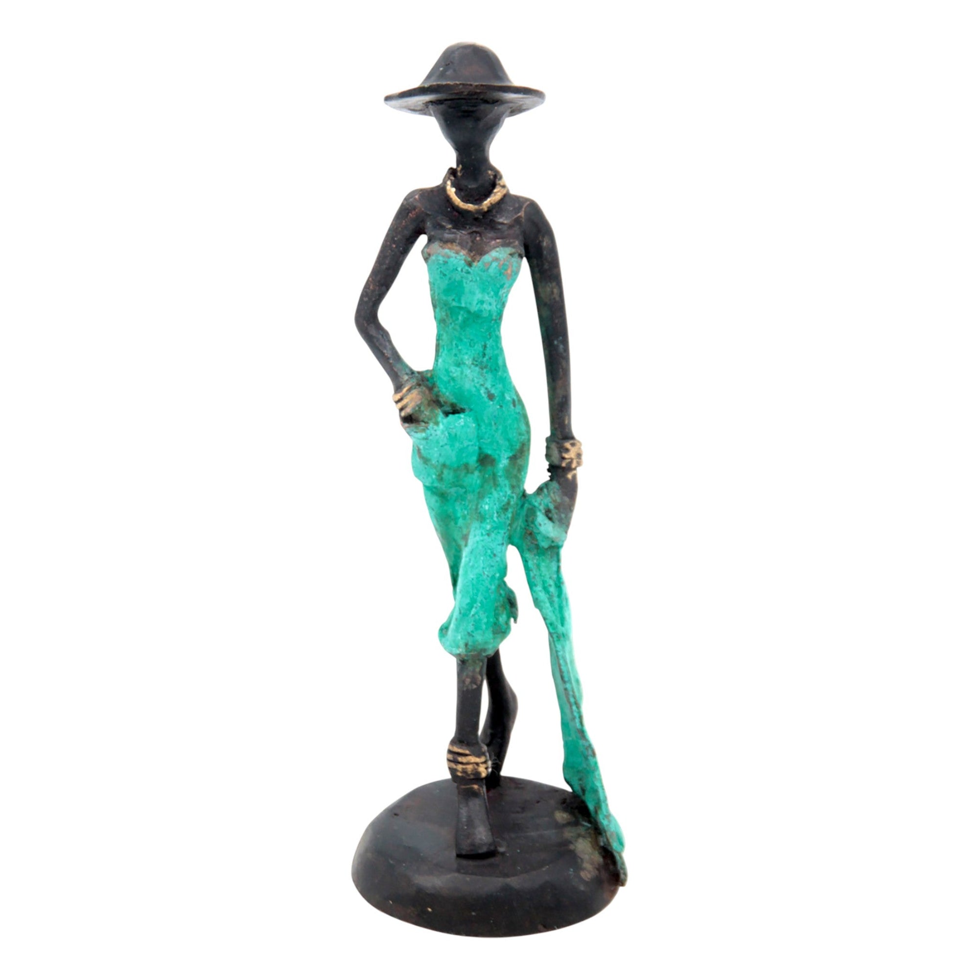 Bronze 15 cm vert n°40