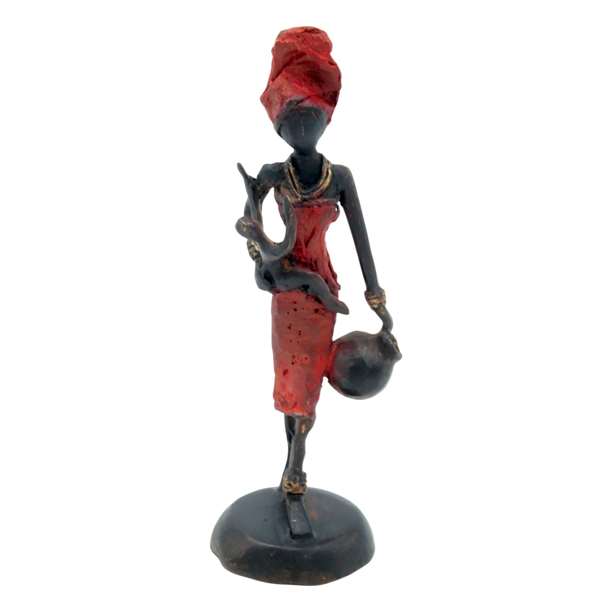 Bronze 15 cm rouge n°1