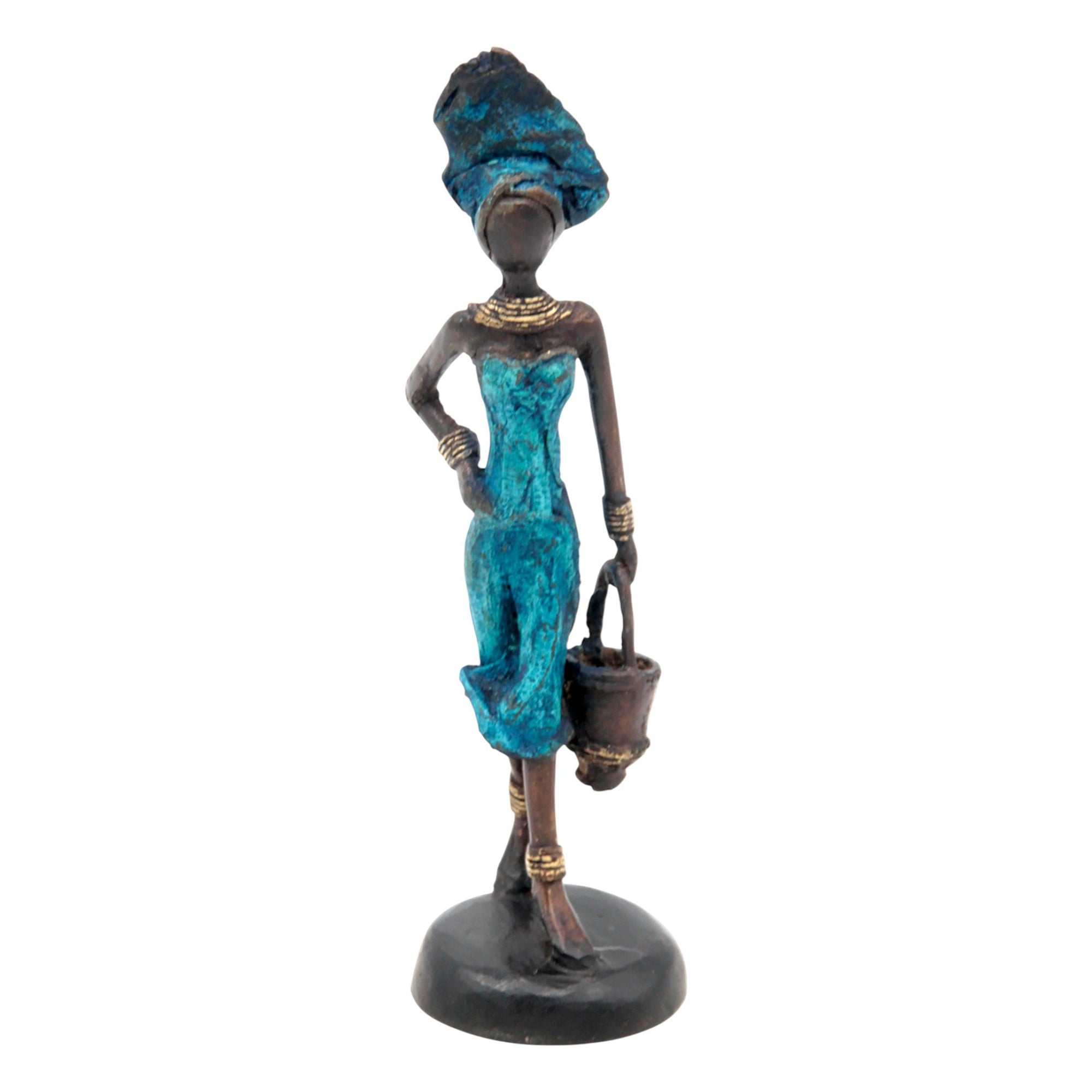 Bronze 15 cm bleu n°13