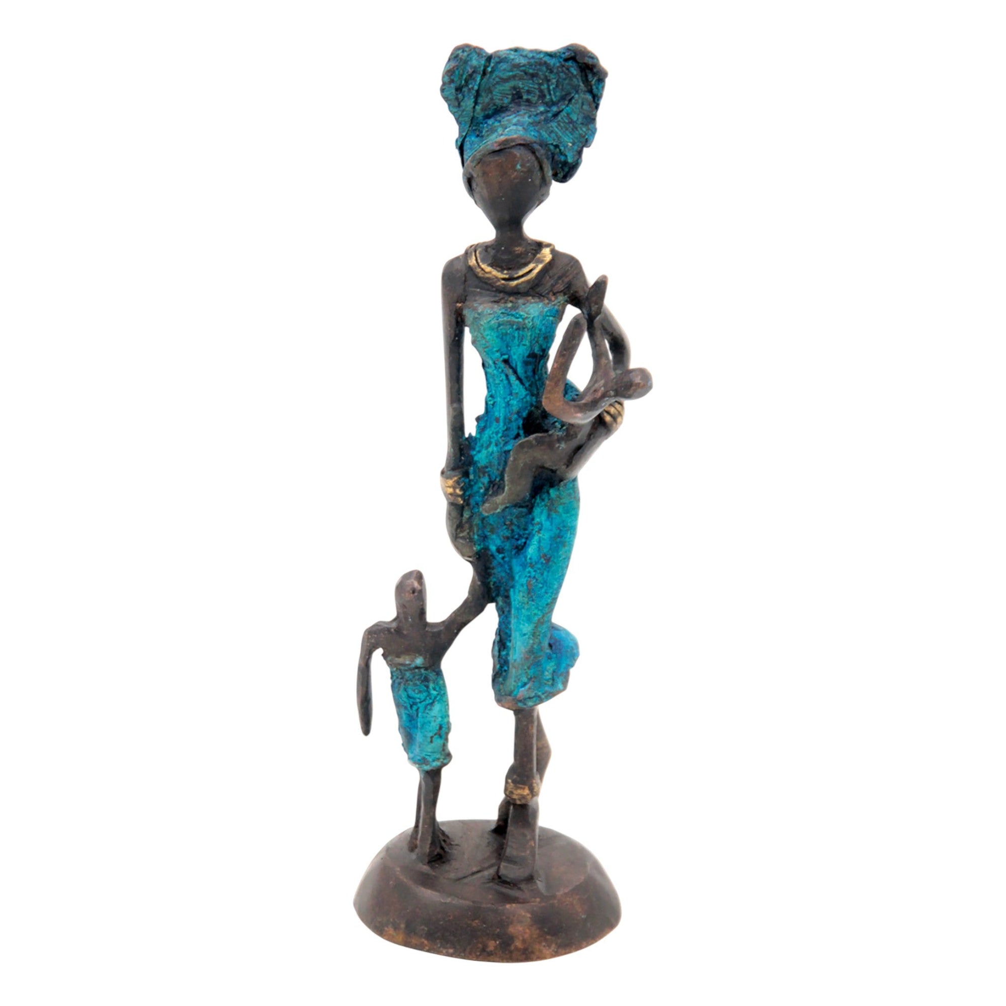 Bronze 15 cm bleu n°14
