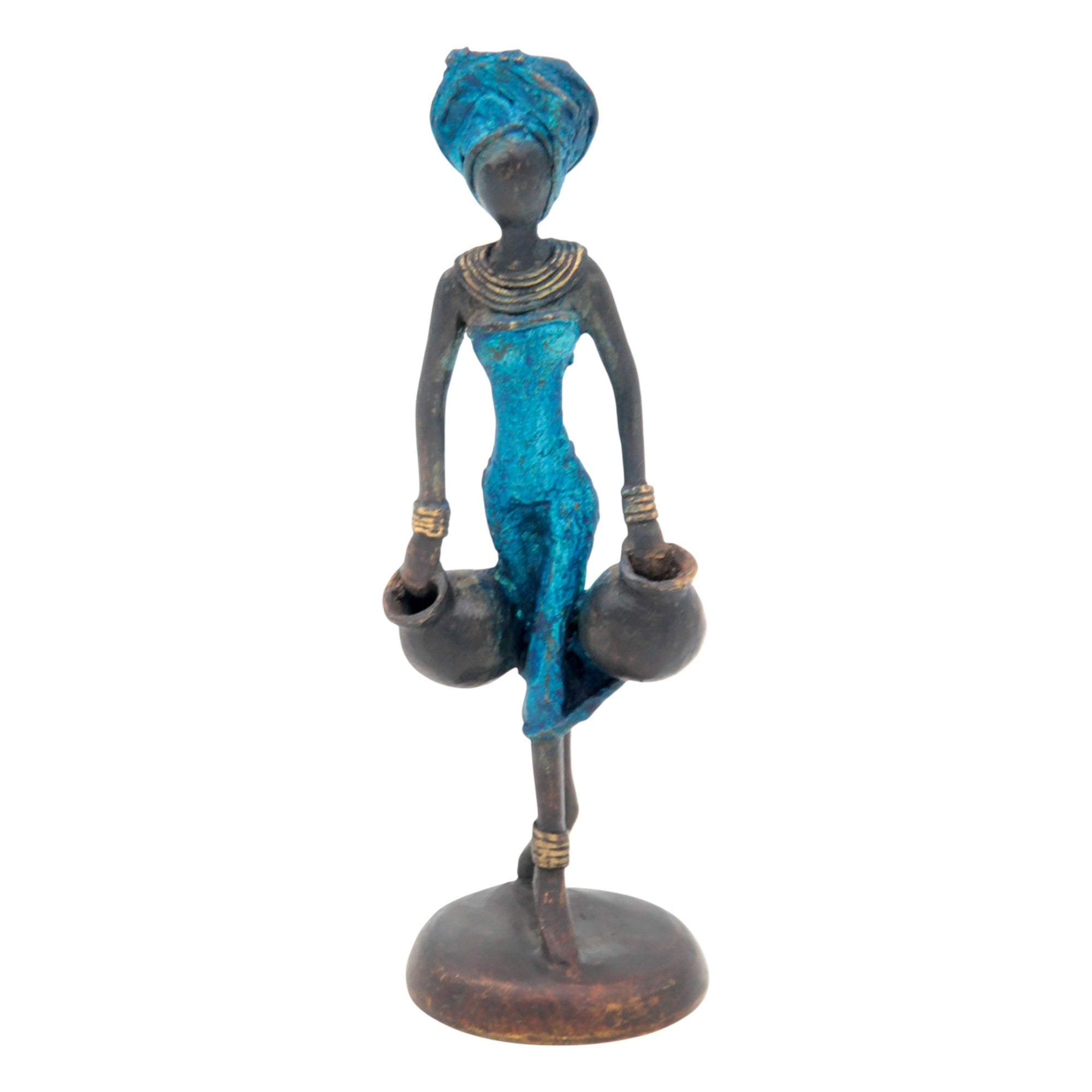 Bronze 15 cm bleu n°16