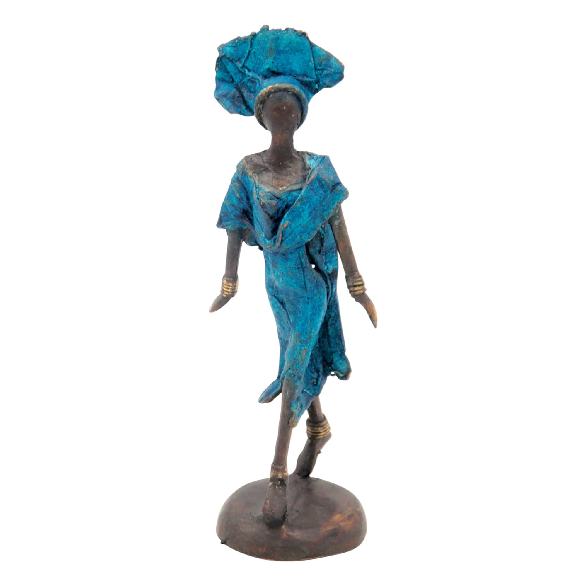 Bronze 15 cm bleu n°27