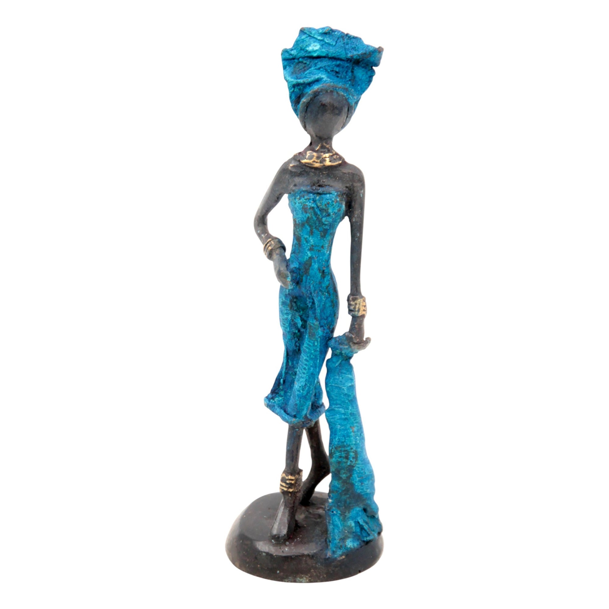 Bronze 15 cm bleu n°30