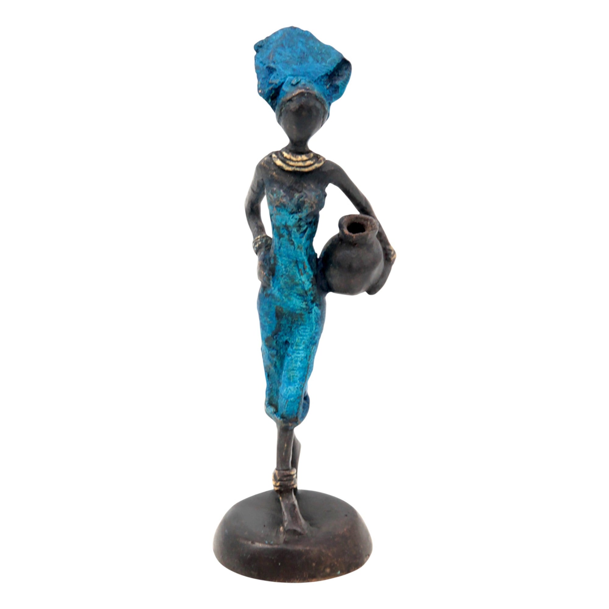 Bronze 15 cm bleu n°32