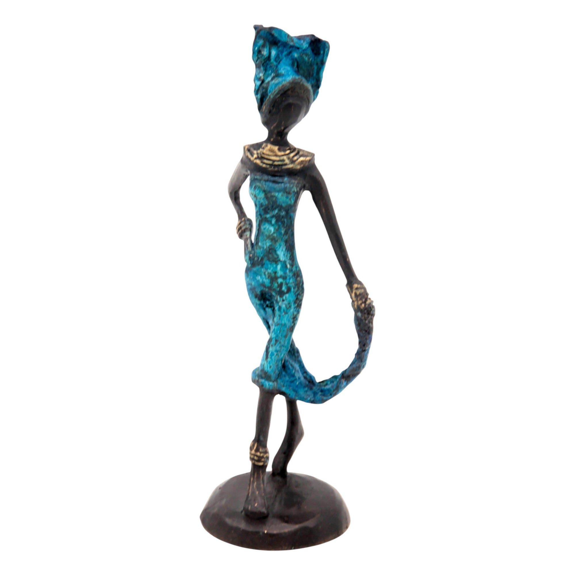 Bronze 15 cm bleu n°35