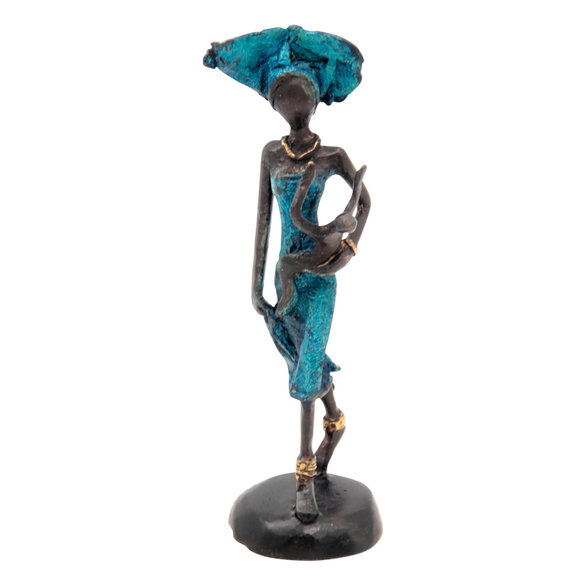 Bronze 15 cm bleu n°36