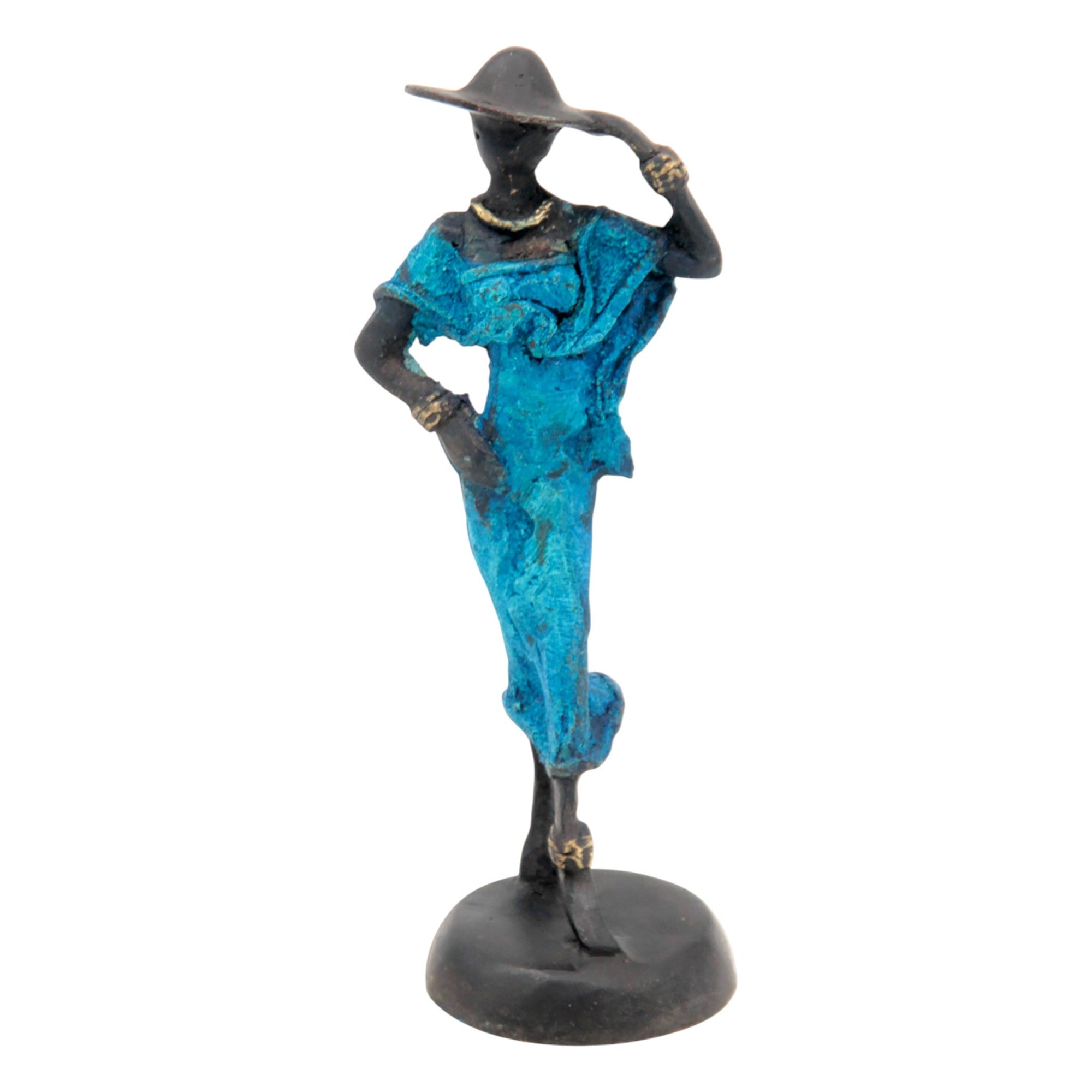 Bronze 15 cm bleu n°41