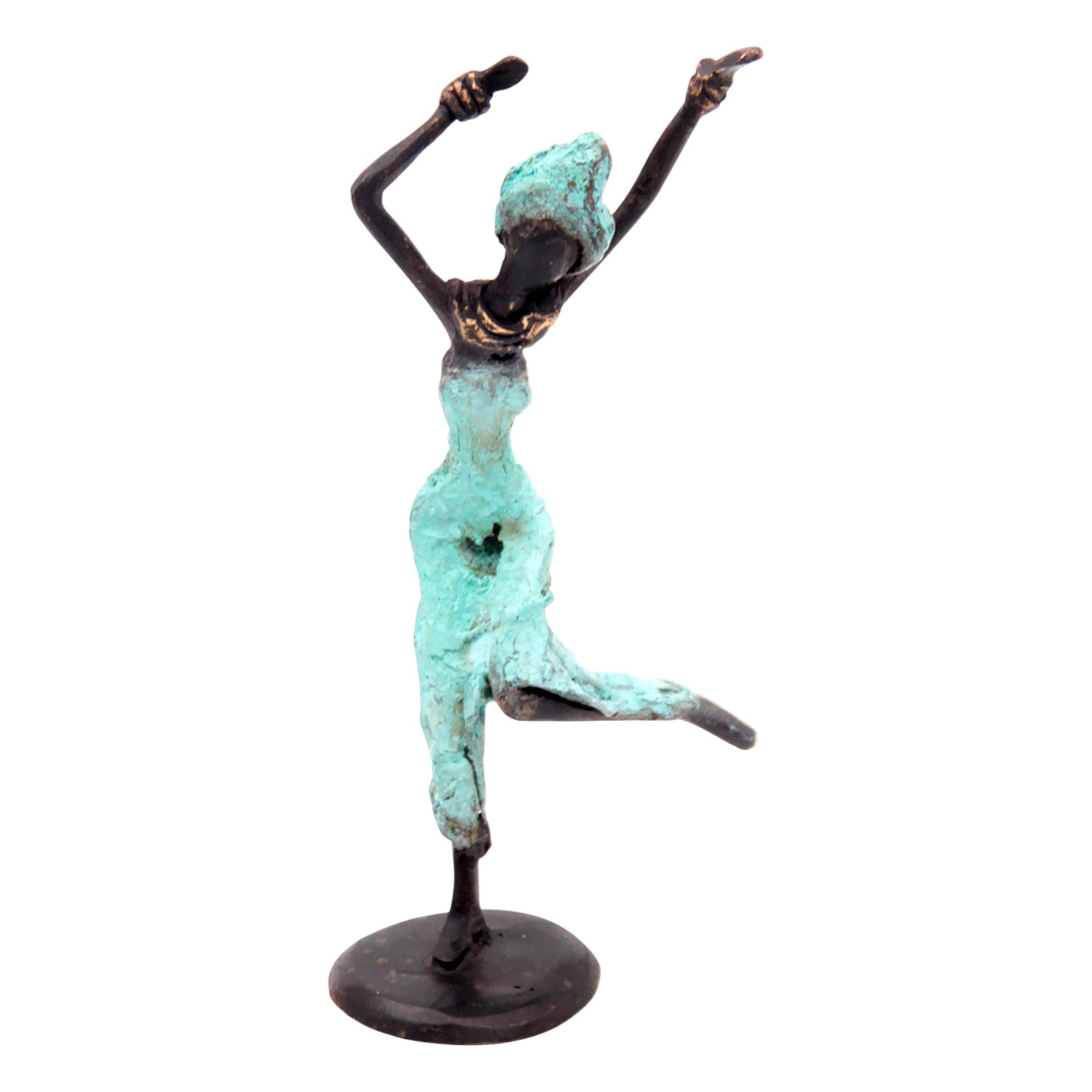 Bronze 15 cm turquoise n°9