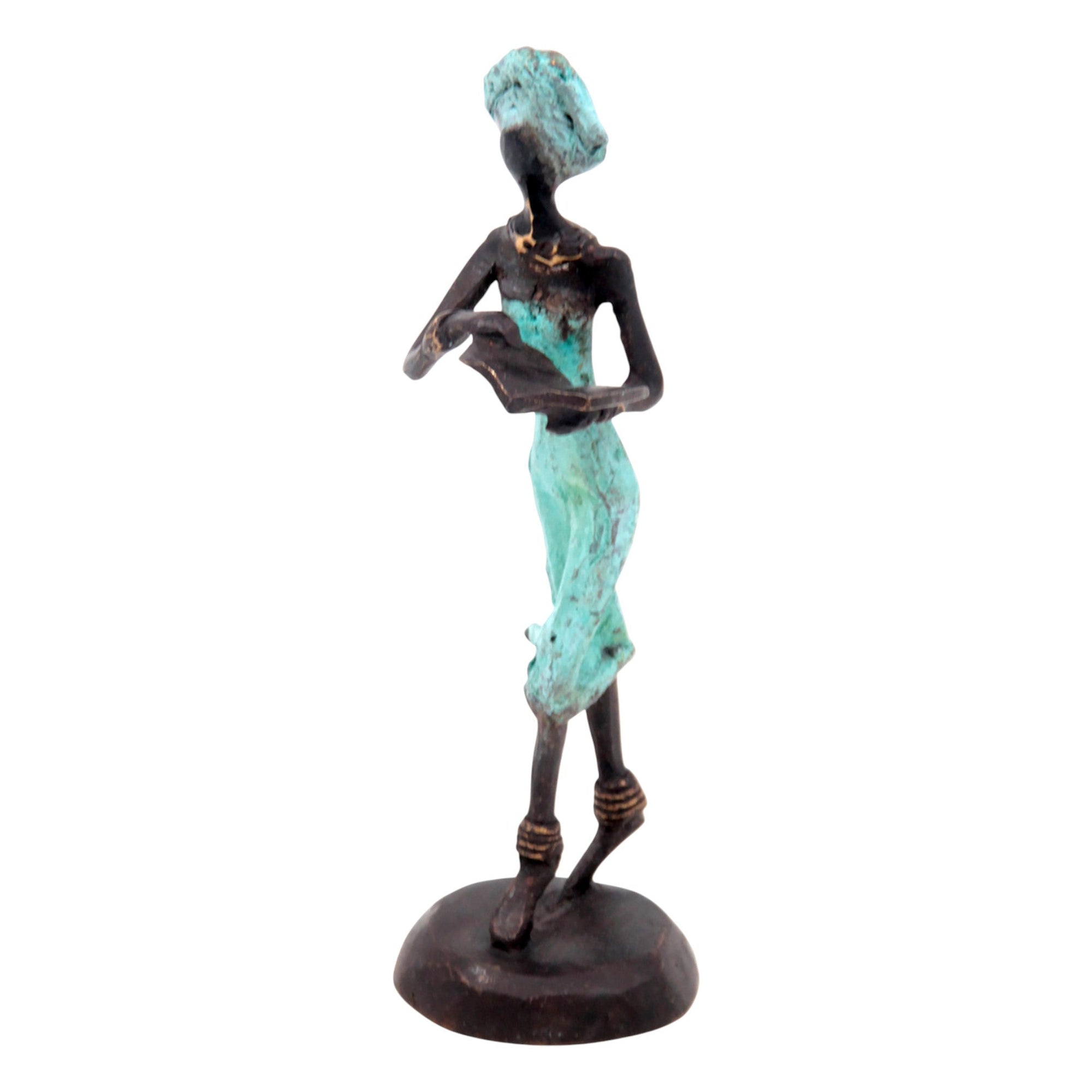 Bronze 15 cm turquoise n°20