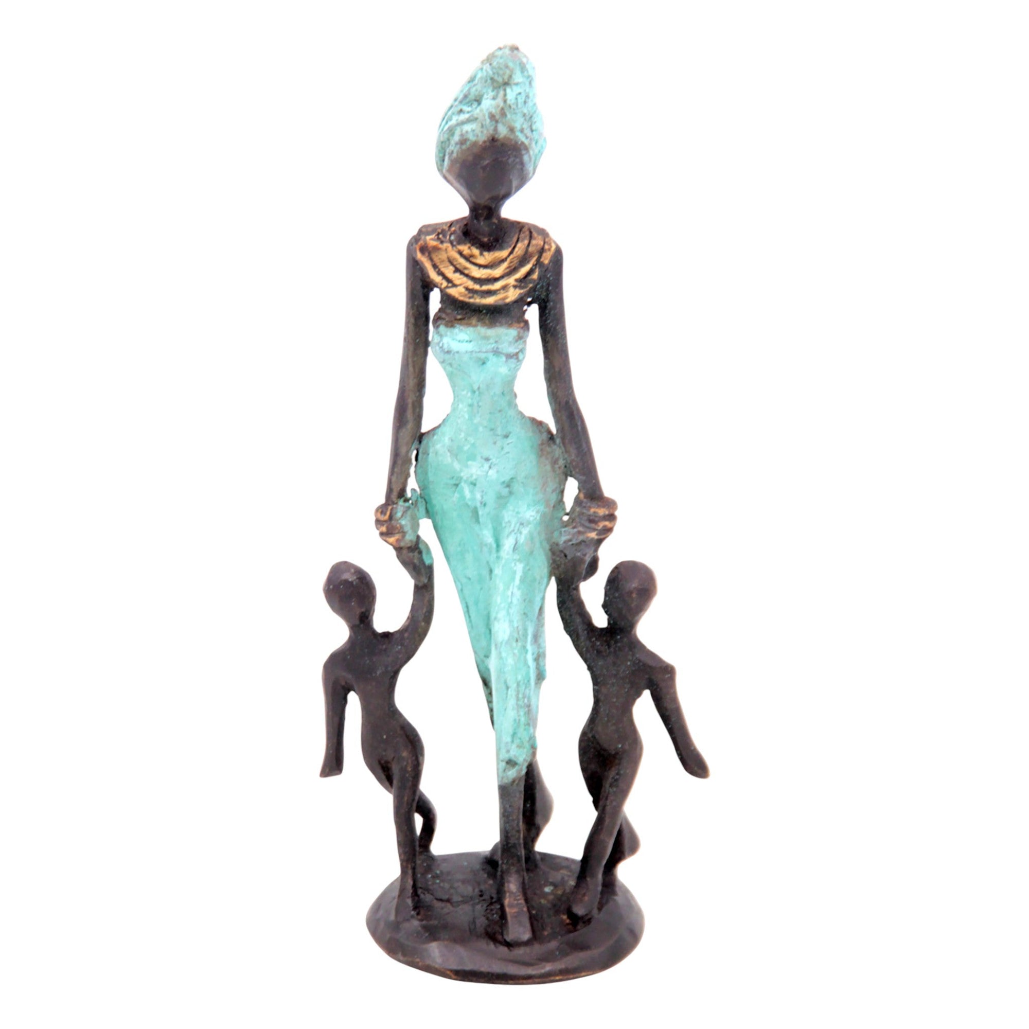 Bronze 15 cm turquoise n°22