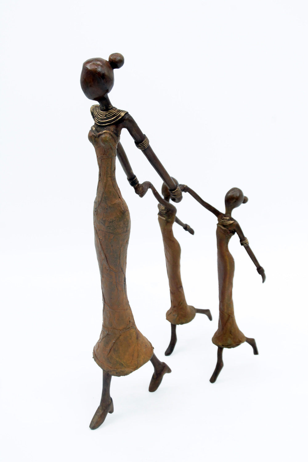 Bronze Mohamadi Dermé 30 cm marron n°6 Bronzes d'Afrique