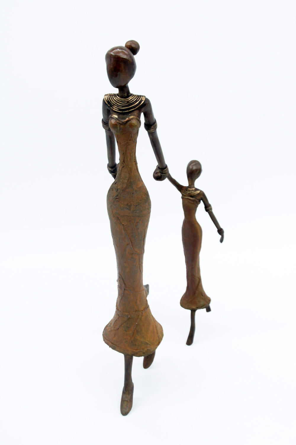 Bronze Mohamadi Dermé 30 cm marron n°6 Bronzes d'Afrique