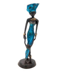 Bronze 15 cm bleu n°2