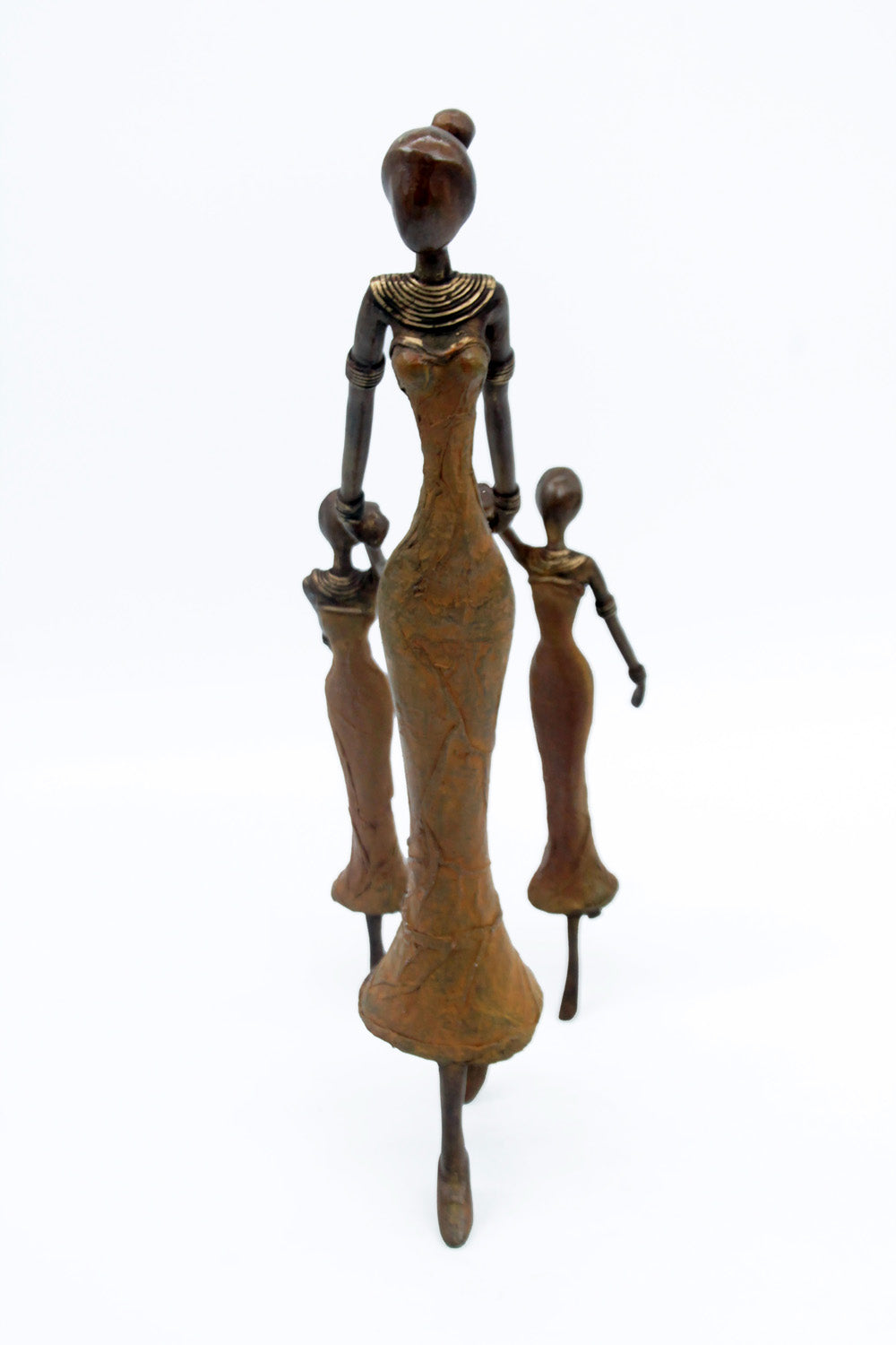 Bronze Mohamadi Dermé 30 cm marron n°6 Bronzes d'Afrique