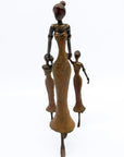 Bronze Mohamadi Dermé 30 cm marron n°6 Bronzes d'Afrique