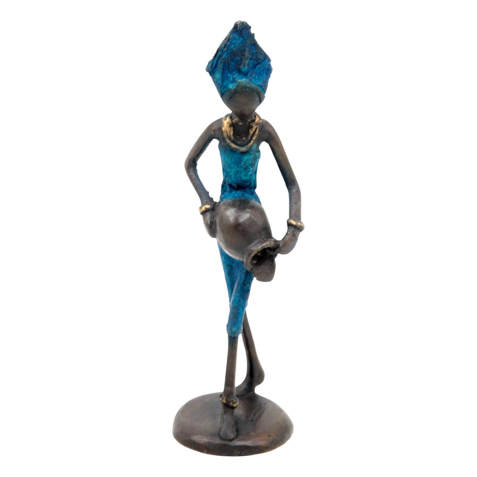 Bronze 15 cm bleu n°23